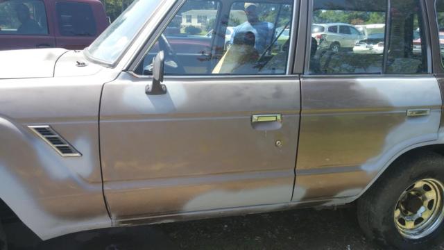 1985 Gold Toyota Land Cruiser SUV