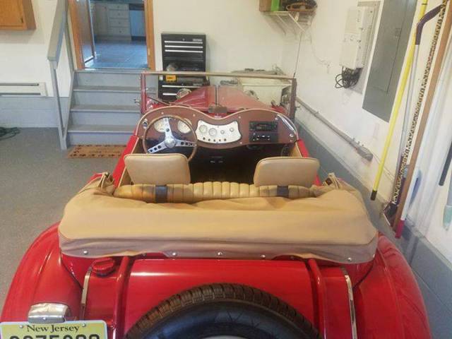 1952 Red MG T-Series Convertible