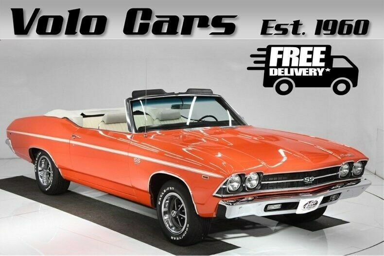 1969 Orange Chevrolet Chevelle Convertible