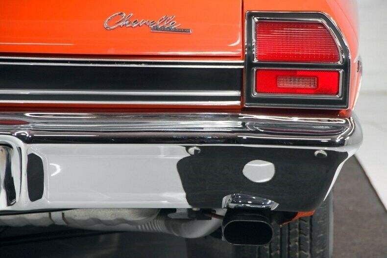 1969 Orange Chevrolet Chevelle Convertible