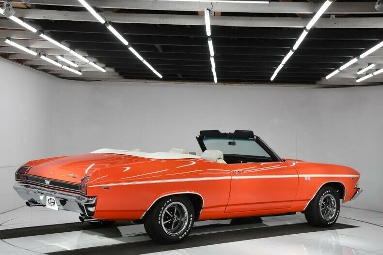 1969 Orange Chevrolet Chevelle Convertible