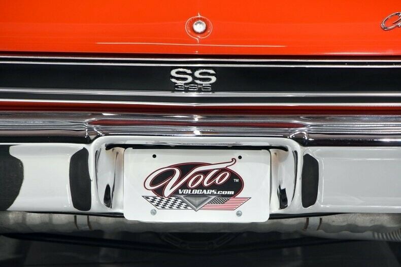 1969 Orange Chevrolet Chevelle Convertible