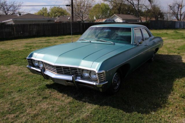 1967 Teal Chevrolet Impala Sedan