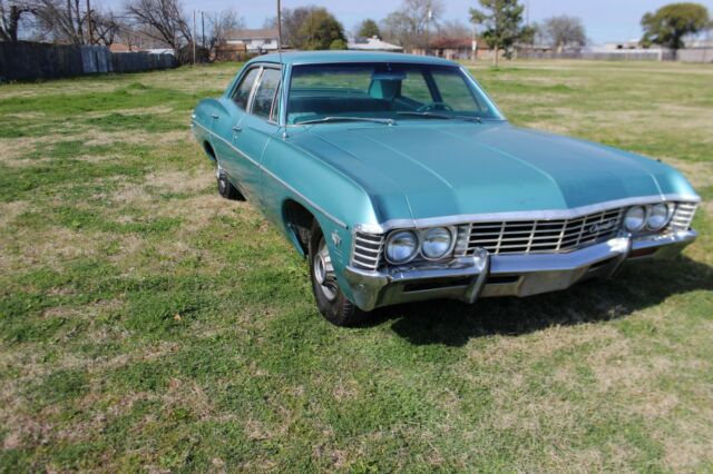 1967 Teal Chevrolet Impala Sedan