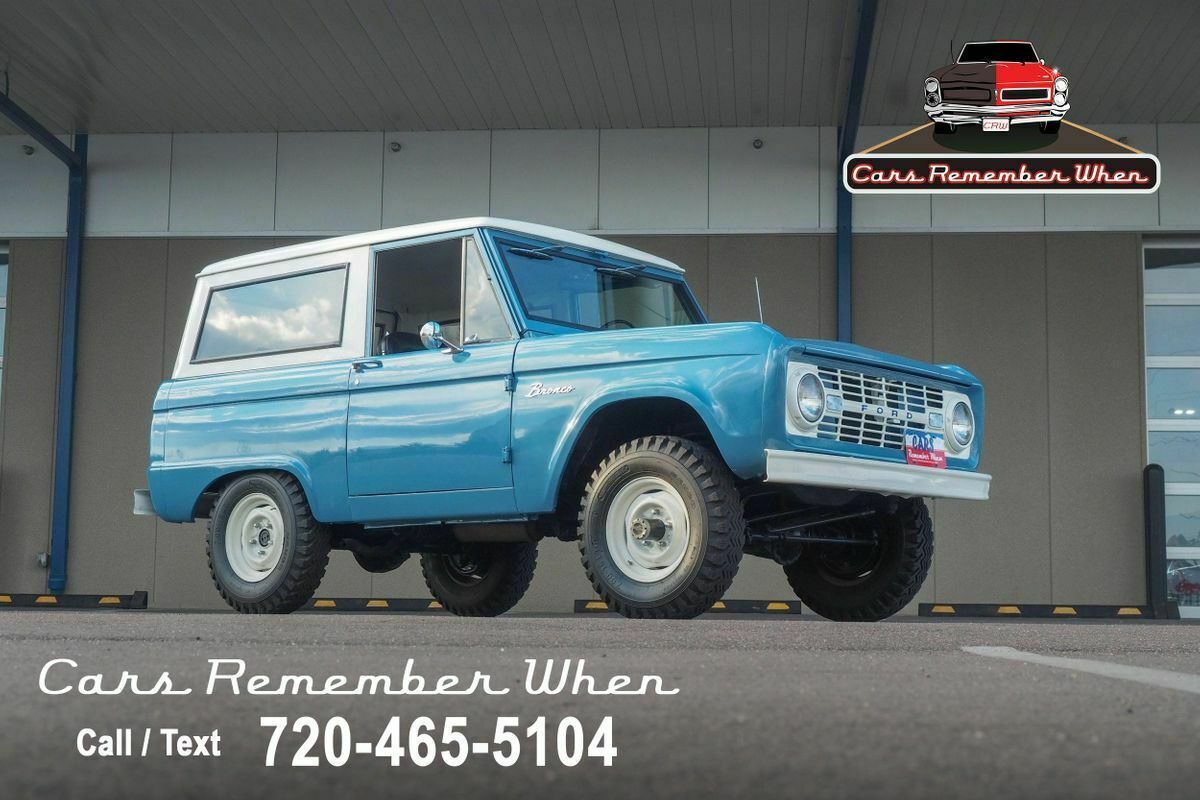 1966 Blue Ford Bronco --