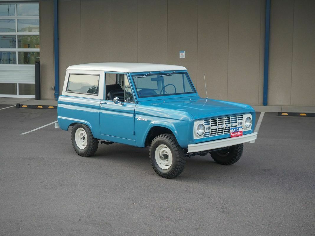 1966 Blue Ford Bronco --