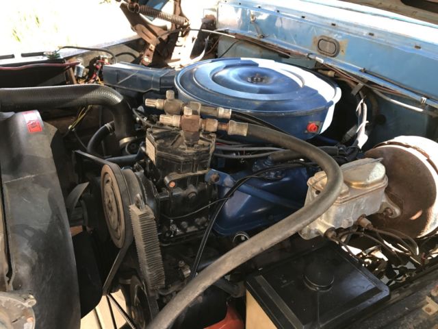 1971 Blue Ford F-250 Standard Cab Pickup