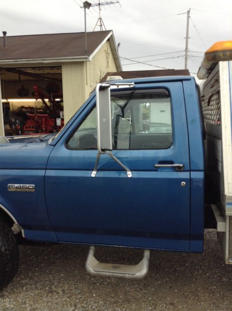 1988 Blue Ford F-450 Cab & Chassis