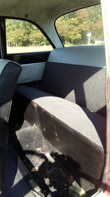 1961 Red Ford Falcon Coupe