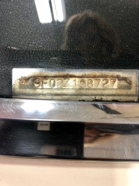 1969 White Ford Mustang Coupe