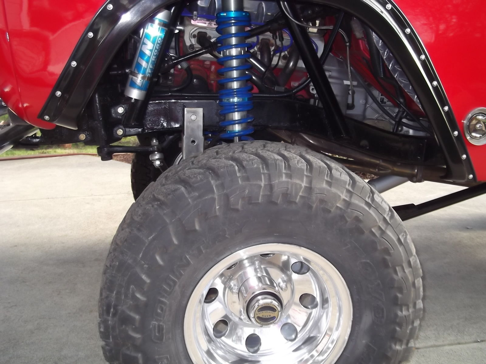 1971 Red Ford Bronco Convertible