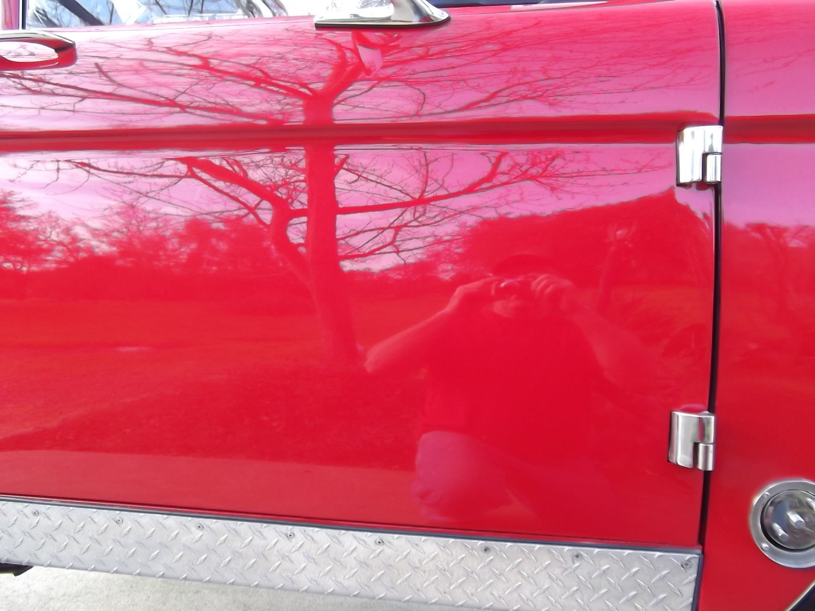 1971 Red Ford Bronco Convertible