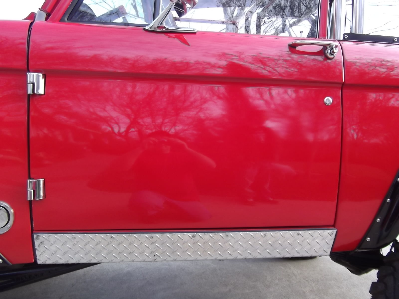 1971 Red Ford Bronco Convertible