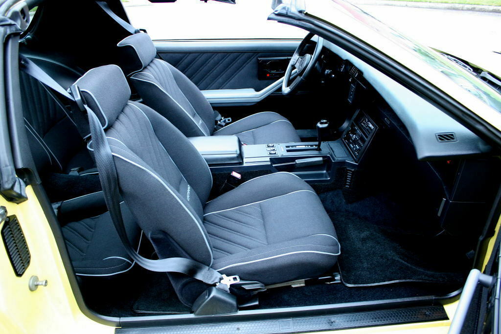 1987 Yellow Chevrolet Camaro Coupe