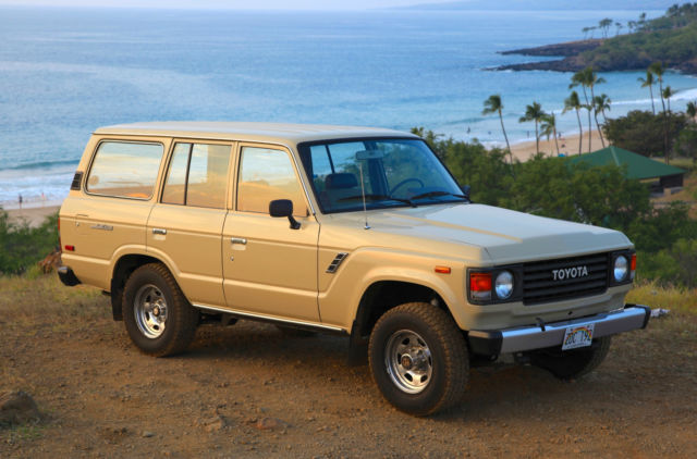 1983 Beige Toyota Land Cruiser SUV