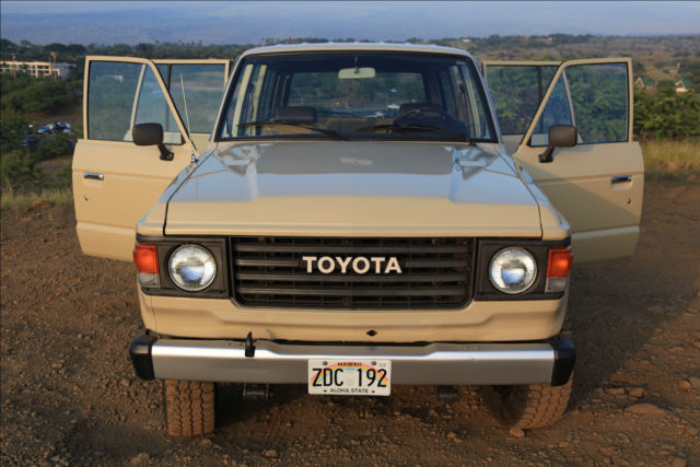 1983 Beige Toyota Land Cruiser SUV