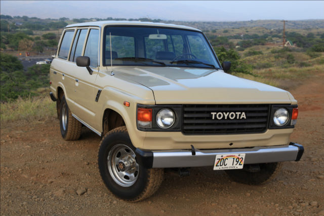 1983 Beige Toyota Land Cruiser SUV