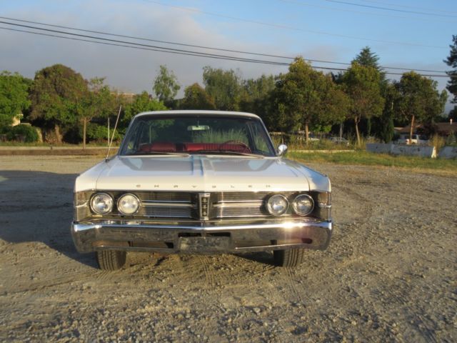 1967 White Chrysler New Yorker