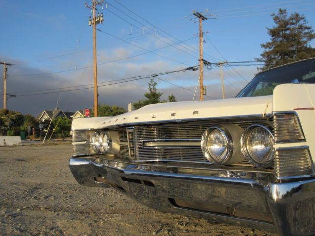 1967 White Chrysler New Yorker