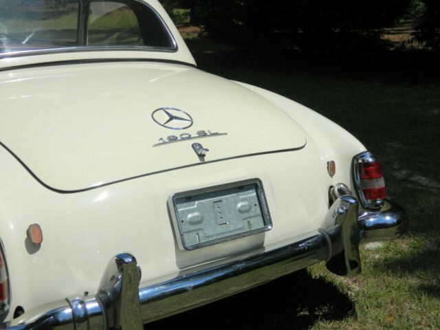 1959 Ivory Mercedes-Benz SL-Class Convertible