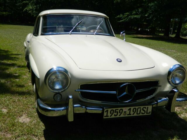 1959 Ivory Mercedes-Benz SL-Class Convertible