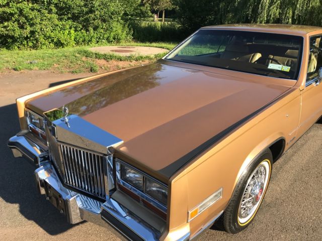 1982 Gold Cadillac Eldorado Coupe