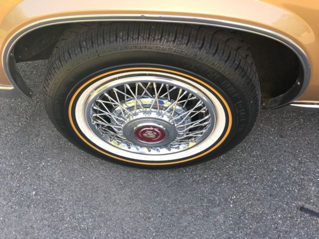 1982 Gold Cadillac Eldorado Coupe