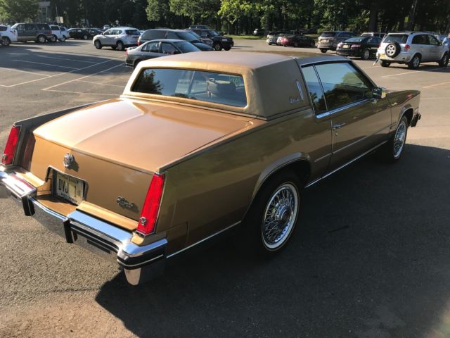 1982 Gold Cadillac Eldorado Coupe