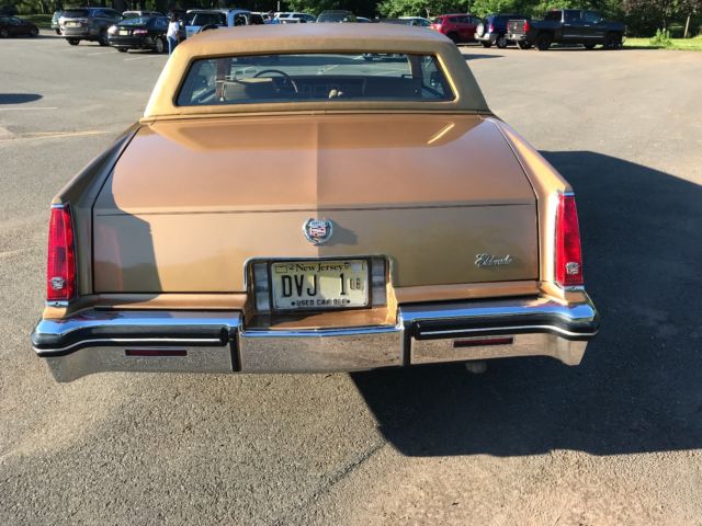 1982 Gold Cadillac Eldorado Coupe