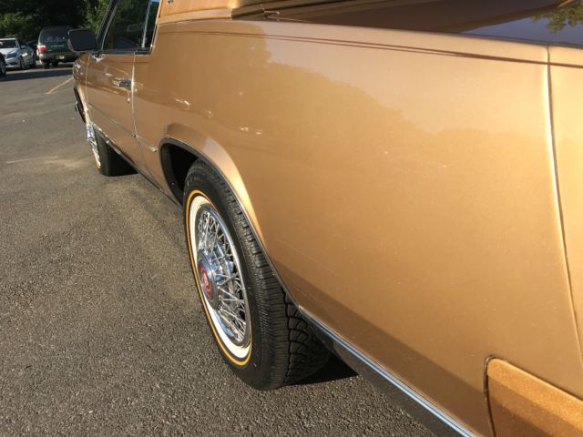 1982 Gold Cadillac Eldorado Coupe