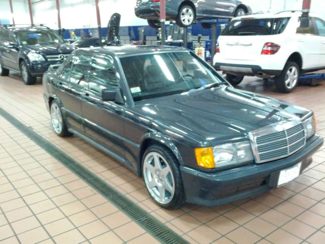 1986 dark grey Mercedes-Benz 190-Series Sedan