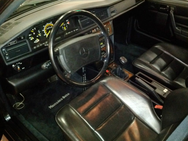 1986 dark grey Mercedes-Benz 190-Series Sedan