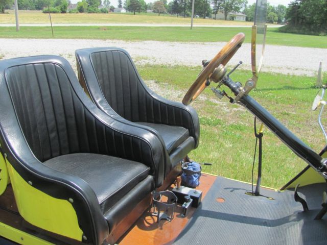 1915 Yellow Ford Speedster open two seater