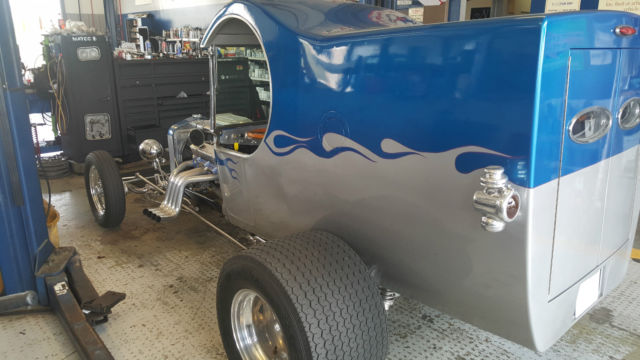 1919 Blue Ford C-Cab Hot Rod