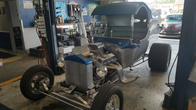 1919 Blue Ford C-Cab Hot Rod