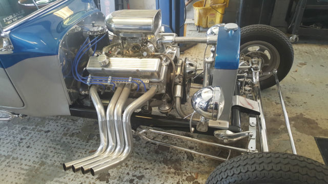 1919 Blue Ford C-Cab Hot Rod