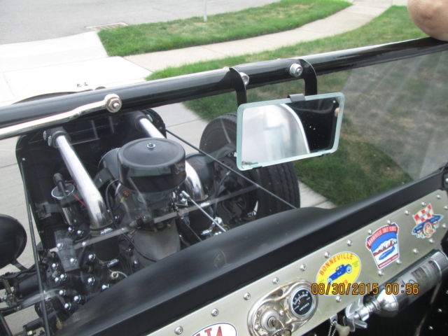 1921 semi flat black Ford Model T 1 door no top convertiable