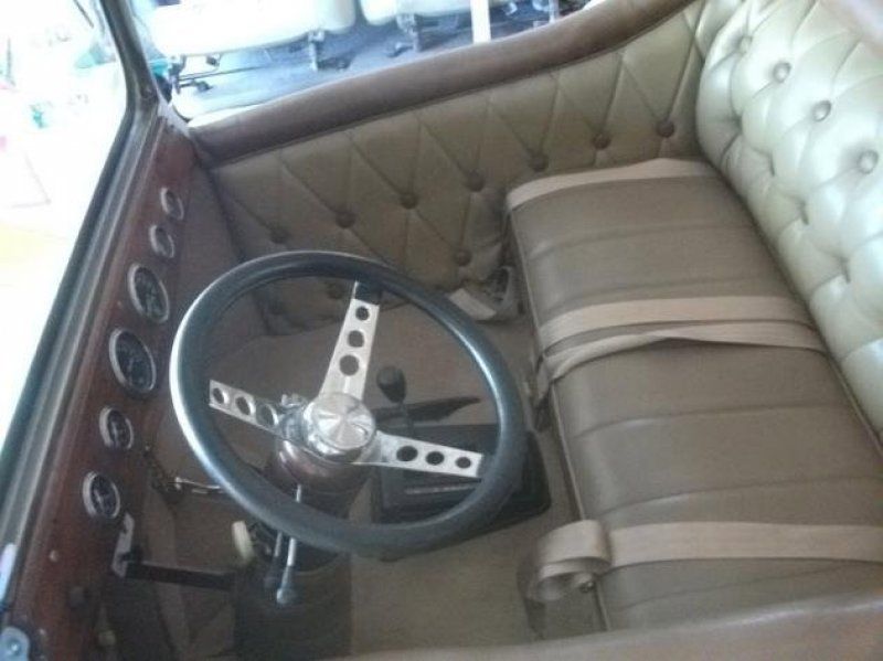 1923 Yellow Ford Model T Convertible