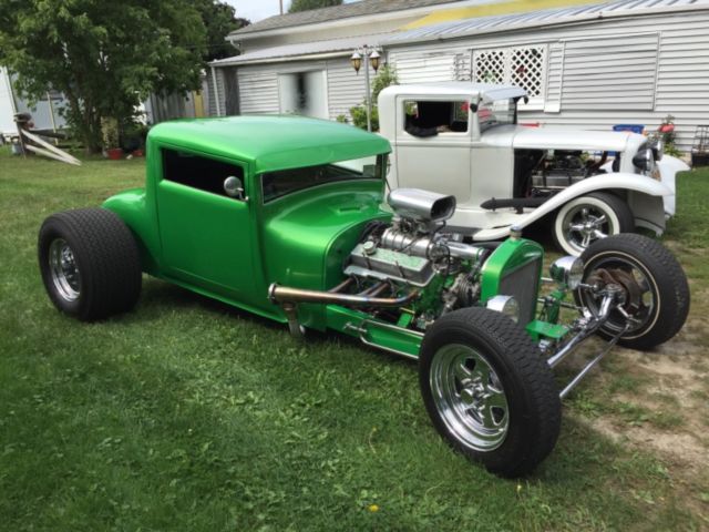 1923 Green Ford Custom coupe Convertible