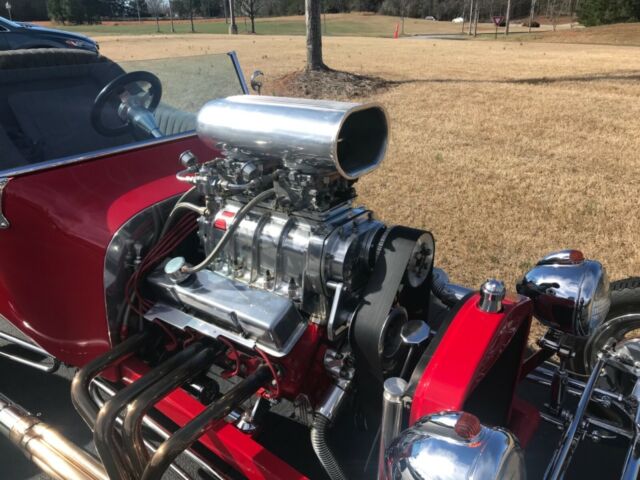1923 Red Ford Model T Convertible