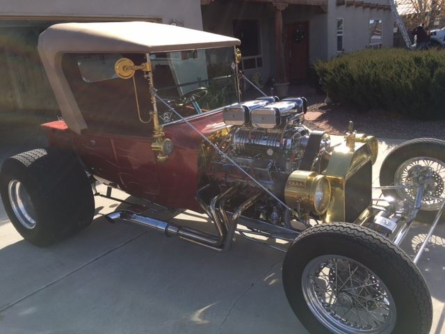 1923 Red Ford Model T Convertible