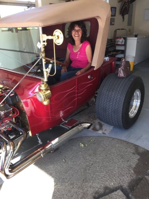 1923 Red Ford Model T Convertible