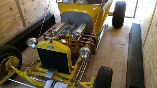 1923 Yellow Ford Roadster T Bucket Roadster Pickup