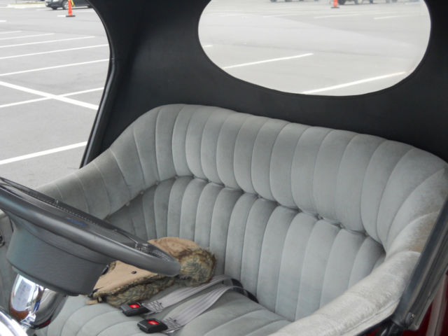 1923 candy apple red Ford Model T Convertible