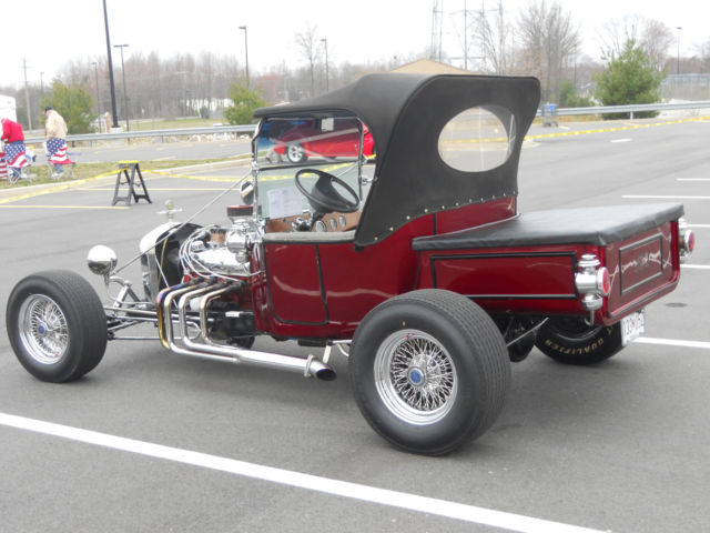 1923 candy apple red Ford Model T Convertible