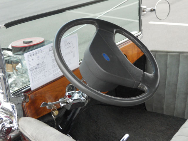 1923 candy apple red Ford Model T Convertible