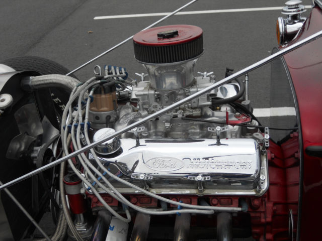 1923 candy apple red Ford Model T Convertible
