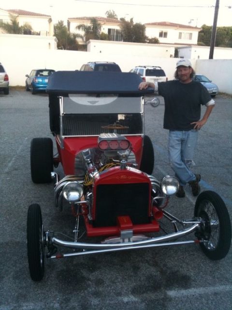 1923 Red Ford Model T-Bucket Coupe