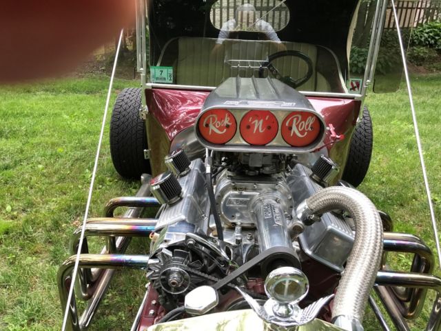 1923 Burgundy Ford T-Bucket Convertible