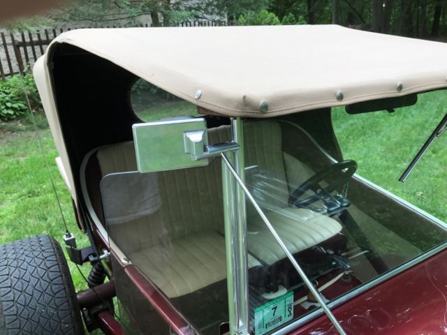 1923 Burgundy Ford T-Bucket Convertible